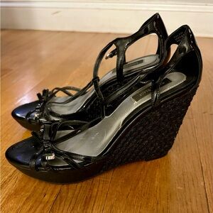 White House, black market wedge heels